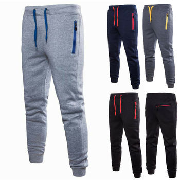 Top On Sale Product Recommendations! Men's Slim Fit Joggers Jogging Bottom Fleece Gym Winter Skinny Pants Zip Pockets Trousers M-XXXL
