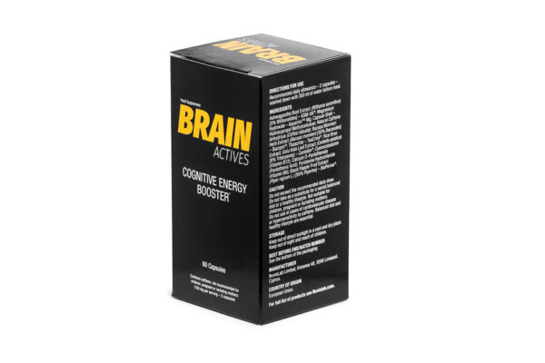 Brain Actives is a top quality food supplement with ingredients that will bring your brain to its peak performance